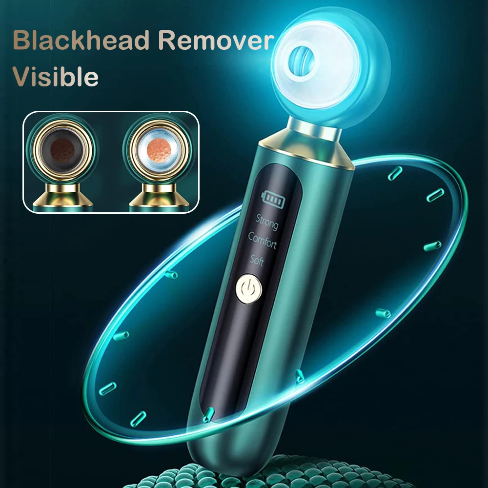 

Electric Blackhead Remover Pore Cleaner Vacuum Facial Cleaning T Zone Pore Acne Pimple Removal USB Rechargeable Skin Care Tools