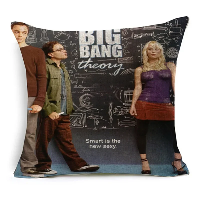 The Big Bang Theory Printed Cushion Cover Home Decorative Soft Pillow Case Cojines Decorativos Para Sofa Pillow Cover