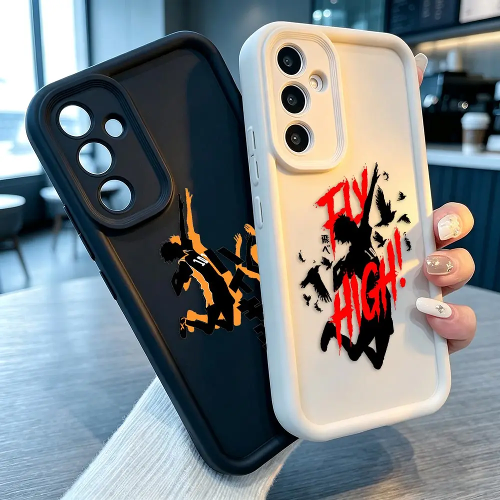 Phone Case For Samsung A13 A14 A16 A17 A22 A23 A25 A26 A27 A32 A33 A36 A52 A53 A54 A55 A56 A57 High School Volleyball H-Haikyuus