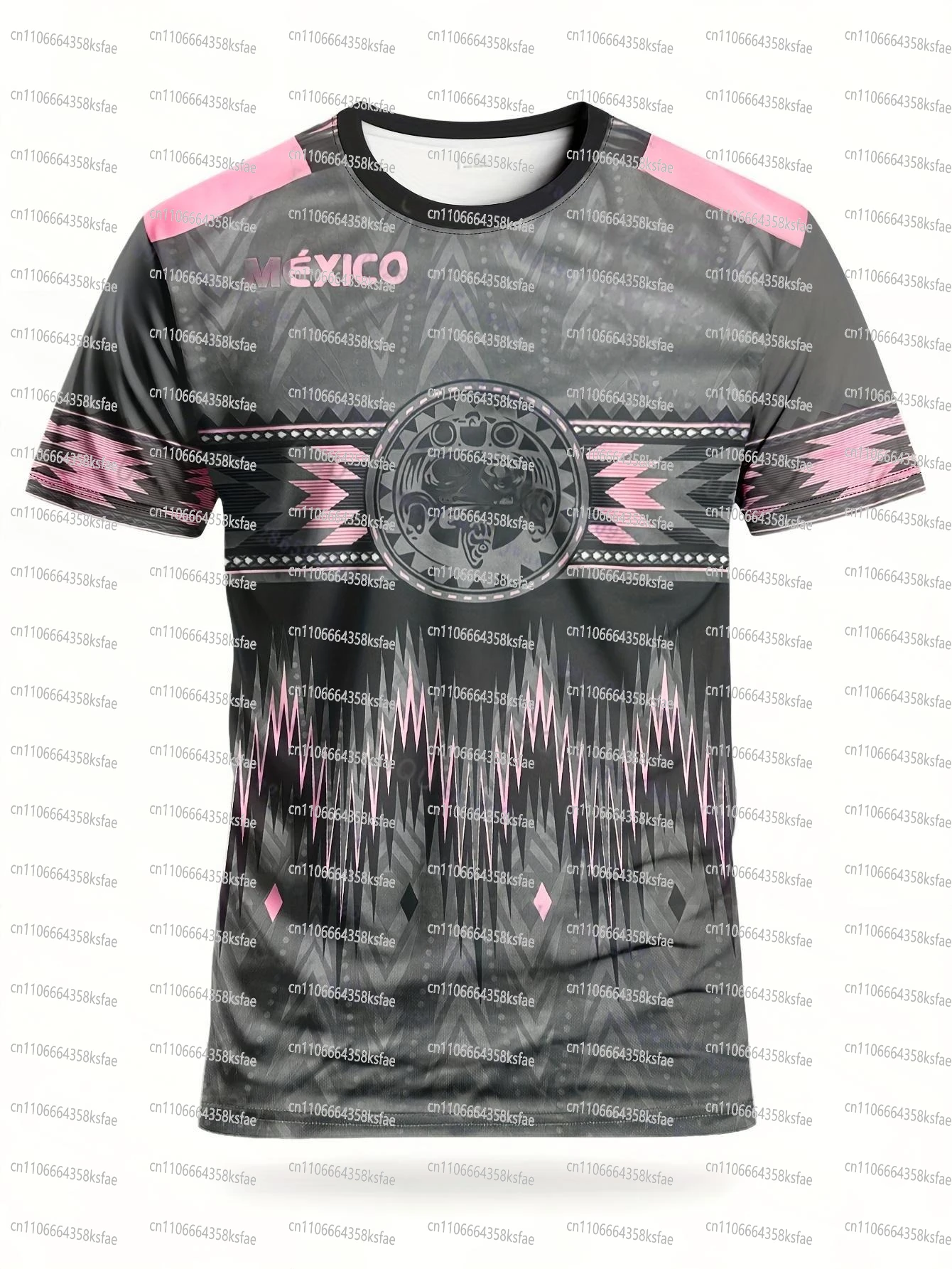 

Men's Aztec Pattern Digital Print Short Sleeve T-Shirt Casual Cultural Theme Breathable Tee