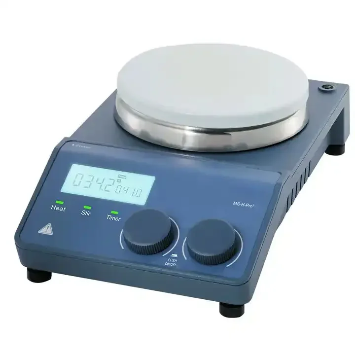 

High Rresolution LCD Display Laboratory LCD Digital Magnetic Hotplate Stirrer With Timer Include Temp. Sensor
