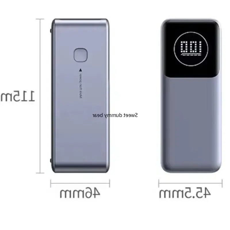 

25000 мАч, 200 Вт PD3.1 Power Bank — быстрая зарядка 100 Вт, TFT-экран, портативный для ноутбука и телефона