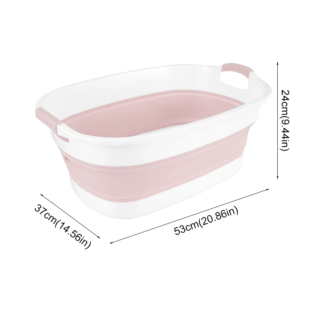 Collapsible Pet Bathtub Dog Cat Wash Tub Folding Baby Bath Tub Laundry Basket Storage Container Organizer Portable Space Saving