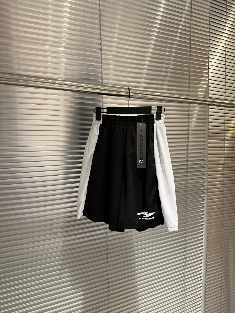 2026 Mowa Opium YVL Style Women Men Casual Color-blocked Shorts Hiphop Men Cotton spliced printed sports mesh basketball shorts