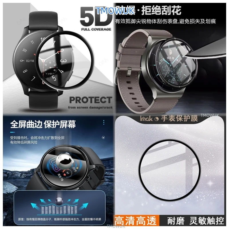 

For Nothing CMF Watch3 Pro Anti-scratch Screen Protector Film - Soft Not Glass, Fingerprint-resistant, Self-healing Option [Fing