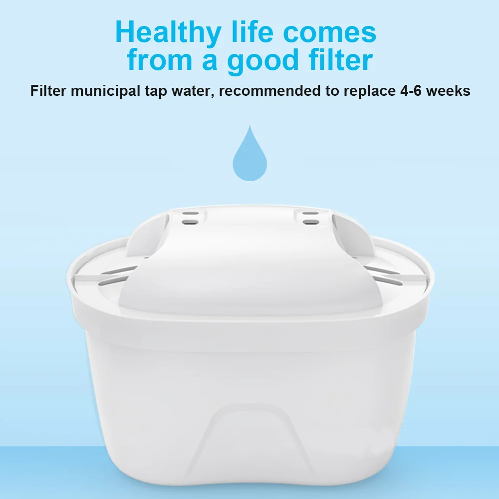 6er-/12er-Pack Wasserfilter, Küchen-Wasserreinigungsfilter, Wasserfilter gegen Kalk, Aktivkohle-Wasserfilter zur Verbesserung der Wasserqualität – Detail 4