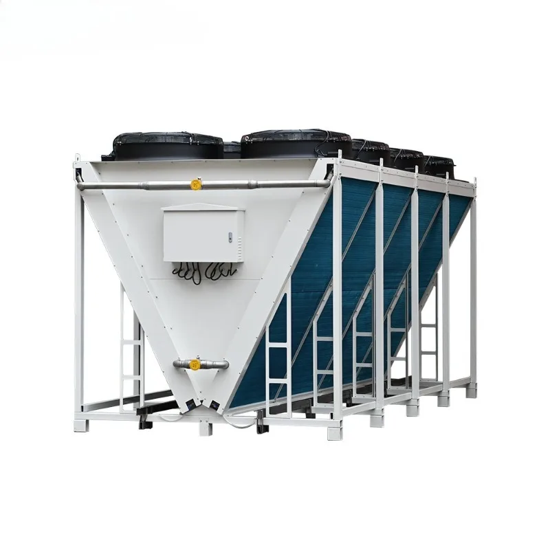 Dry cooler Air cooler Dry cooler V-type large water-cooled container 200KW for water-cooled server