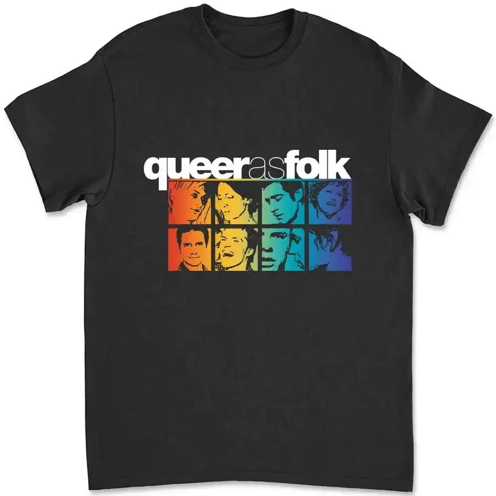 Queer As Folk Cast T-shirt 1J7U