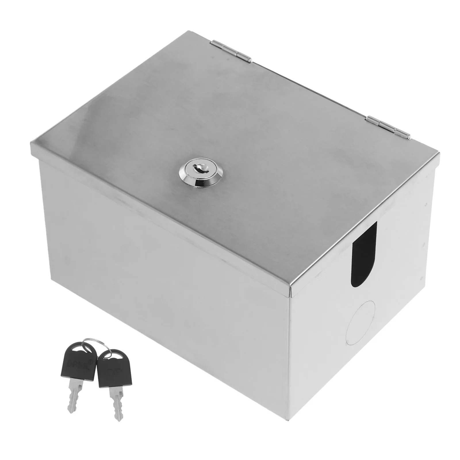 

Водонепроницаемый защитный электрический розеточный блок из нержавеющей стали для улицы, с замком, антивандальный, всепогодный корпус для розеток