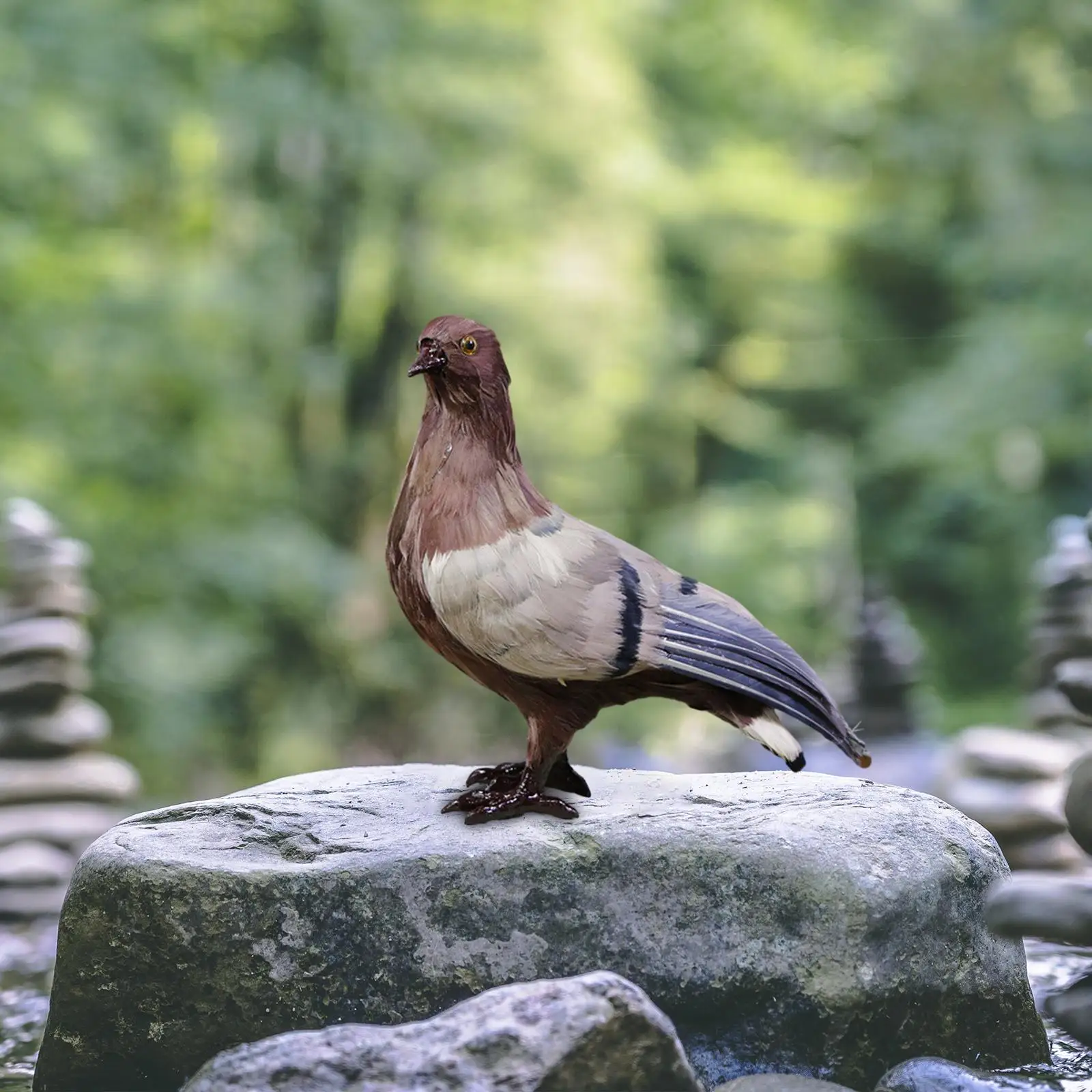 

Simulation Pigeon Model Dove Figurine Craft Handmade Realistic Bird Toy Backyard Decoration for Party Favors Versatile Stylish