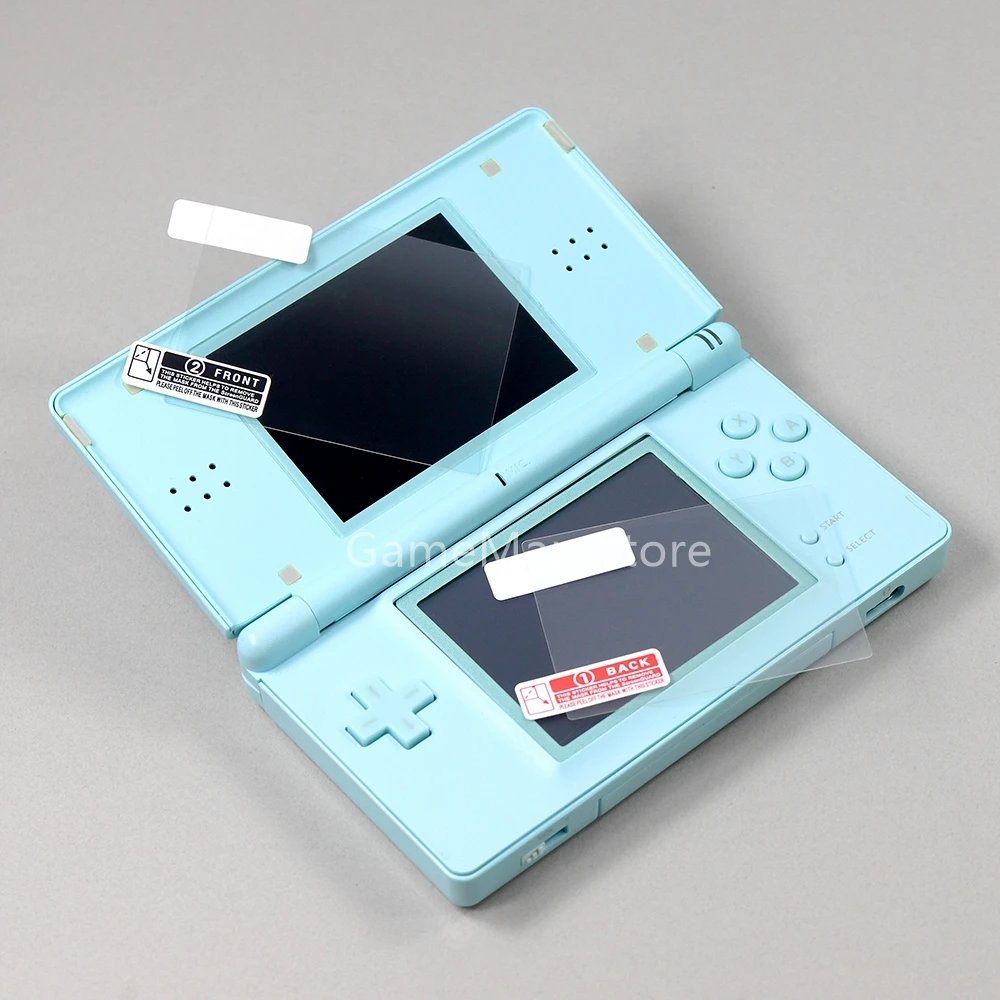 10 set per NDSL protezione schermo superiore inferiore per Nintendo DS Lite pellicola protettiva in PET morbida antigraffio trasparente