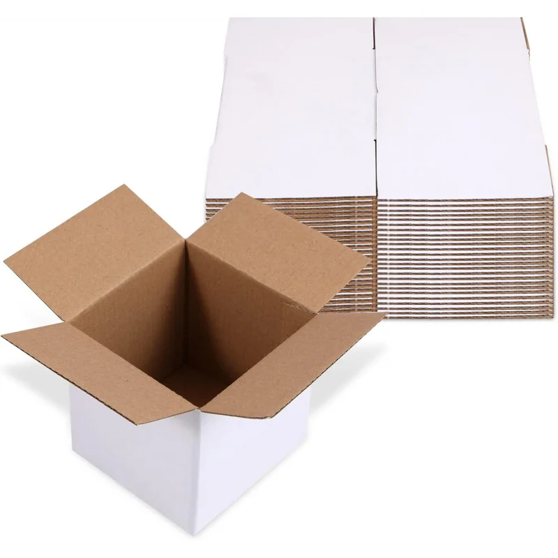 25 Packs 5x5x5 Small Cardboard Boxes Mailing, Packing and Storing (5x5x5)