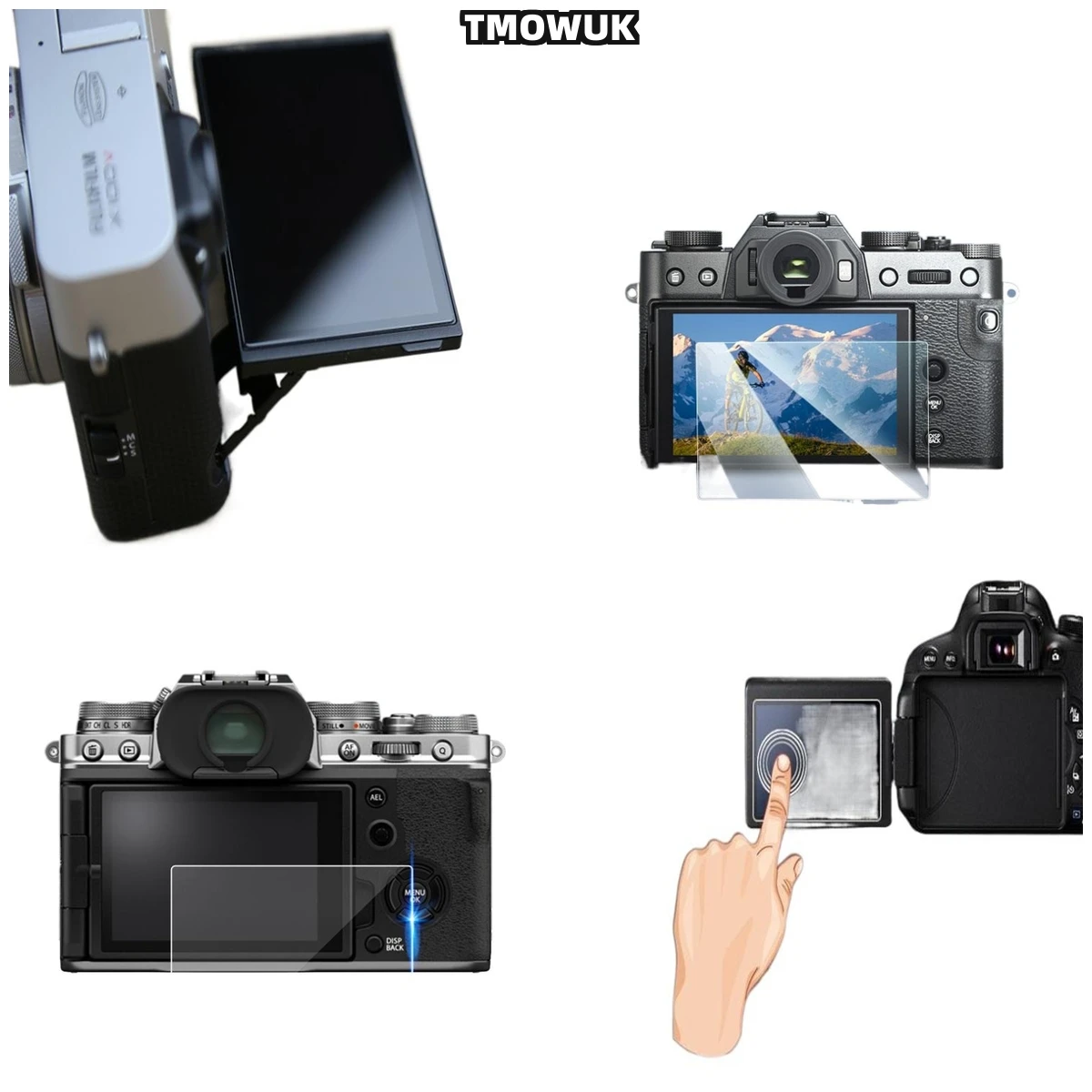 

For Fujifilm X-T1 T2 XA3 XA5 XA10 XA20, Advanced Anti-Fingerprint Screen Cover