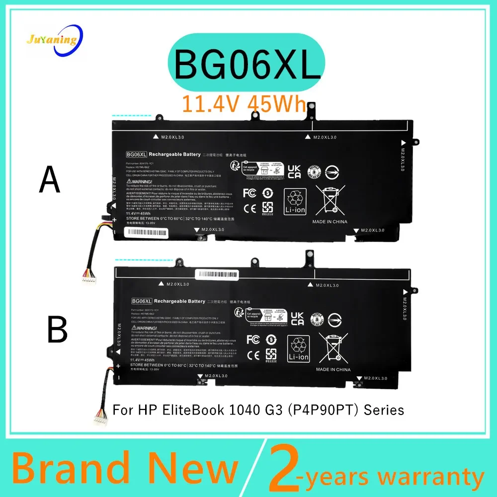 

BG06XL Laptop battery For HP EliteBook 1040 G3 (P4P90PT) Series HSTNN-IB6Z HSTNN-Q99C 804175-1B1 804175-181 804175-1C1