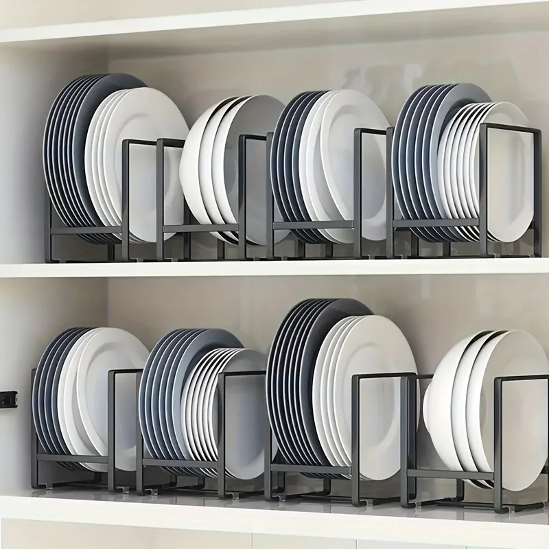 

Japanese Style Kitchen Dish Storage Rack Cabinet Plate Drain Rack Space-Saving Tableware Arrangement Kitchen Organization