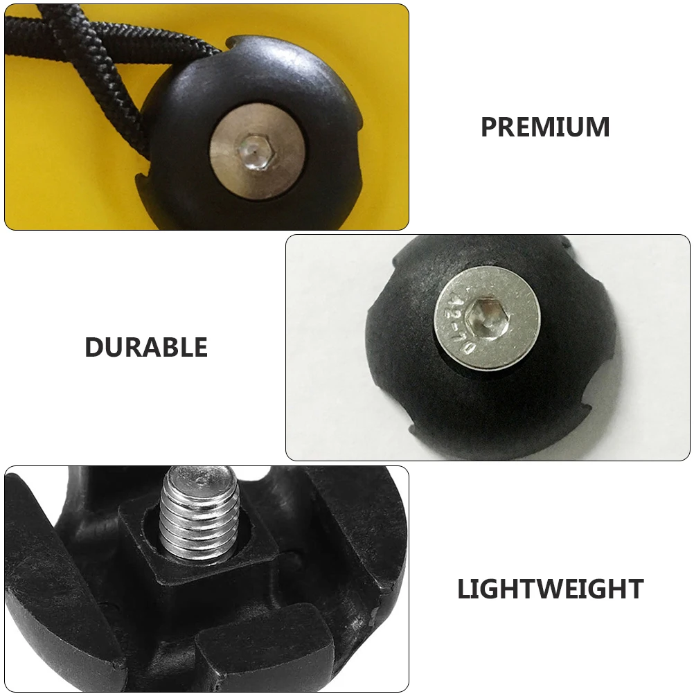 

Tension Rope Buckle Kayaking Small Pulling Canoe Accessories Lightweight Compact Durable Plastic Material Boat Attachments Deck
