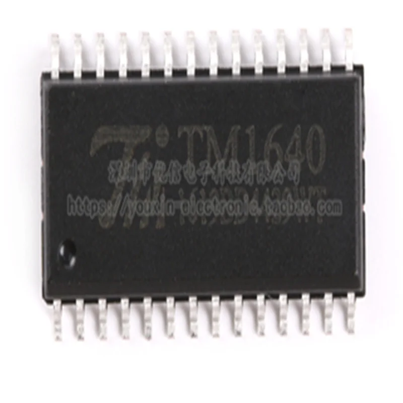 1PCS Original genuine patch TM1640 LED digital tube display driver IC 8 segment×16 bit SOP-28