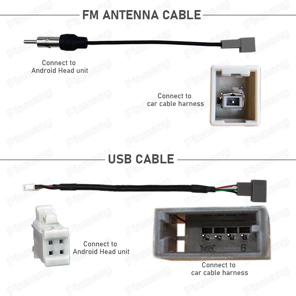 HYC4 Android-Autoradio-Kabelbaum-Adapter, unterstützt Originalkamera für Hyundai I20 Tucson 2015~2018, KIA Ceed 2016~2017 – Detail 5