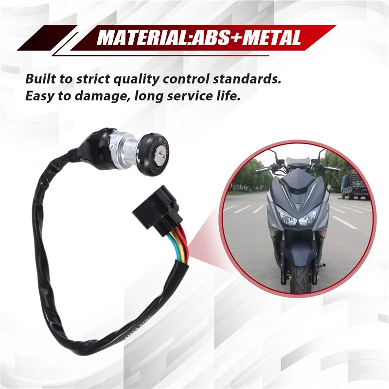 【가격 인하! !】Linhai T-Boss 550 48295 ATV UTV에 적합한 2개의 키가 있는 4선 점화 스위치