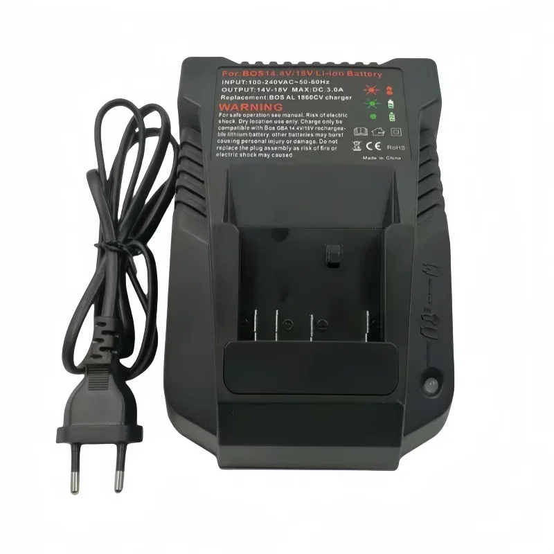 Suitable for Bosch 12V/14.4V/18V lithium battery charger LED light 1018K3A fast charging charger BAT609 BAT609G BAT618 BAT618G