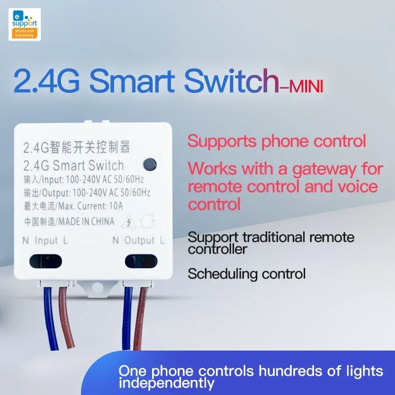 eWeLink Smart Home Remote Switch BASIC-2.4G DIY Smart Switch APP/ WeChat Applet Remote Control Work With Siri Alexa Google Home