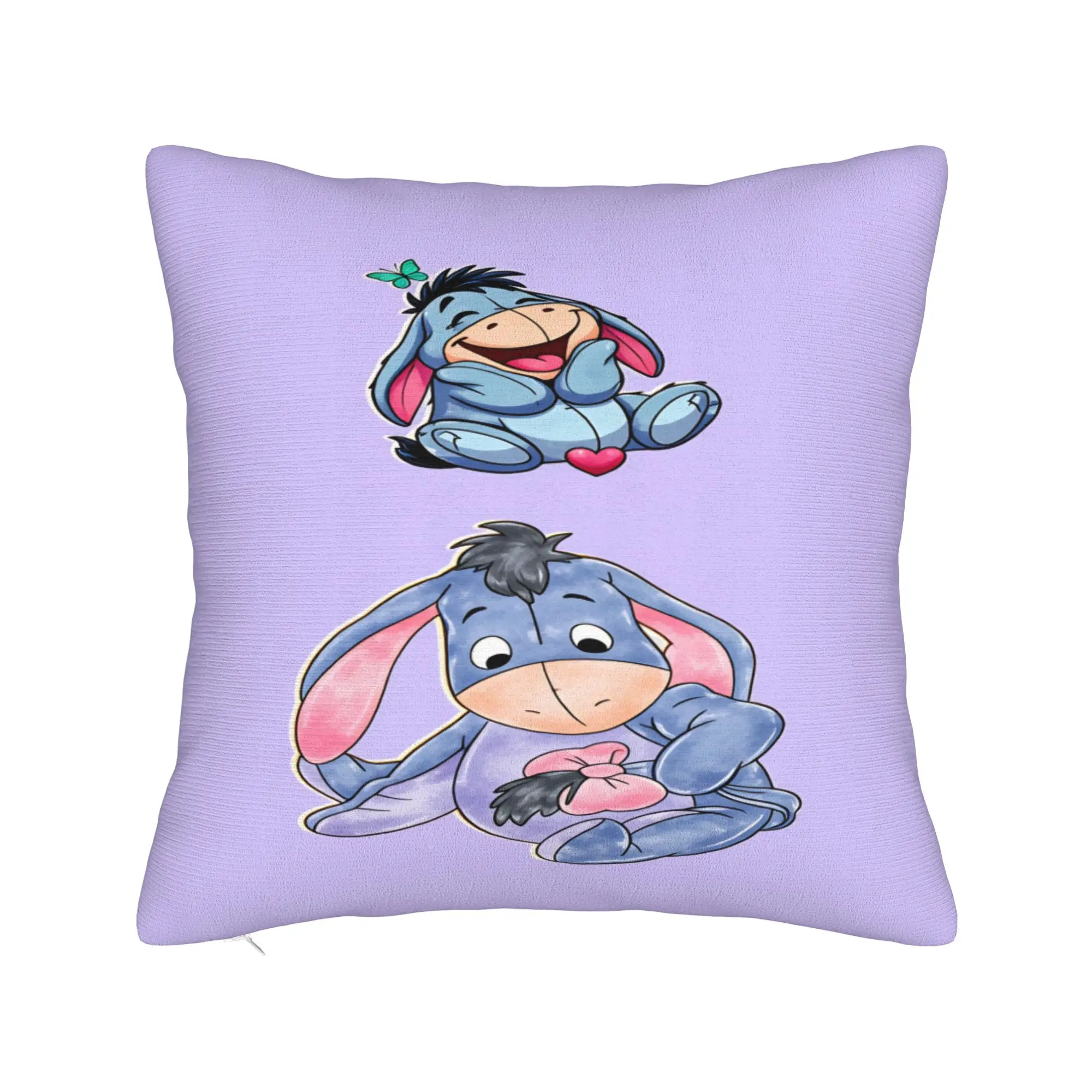 Winnie The Pooh Pillow Cover Eeyore Design Cushion Cover Kawaii Pillow Case For Sofa Bedroom Home Decor