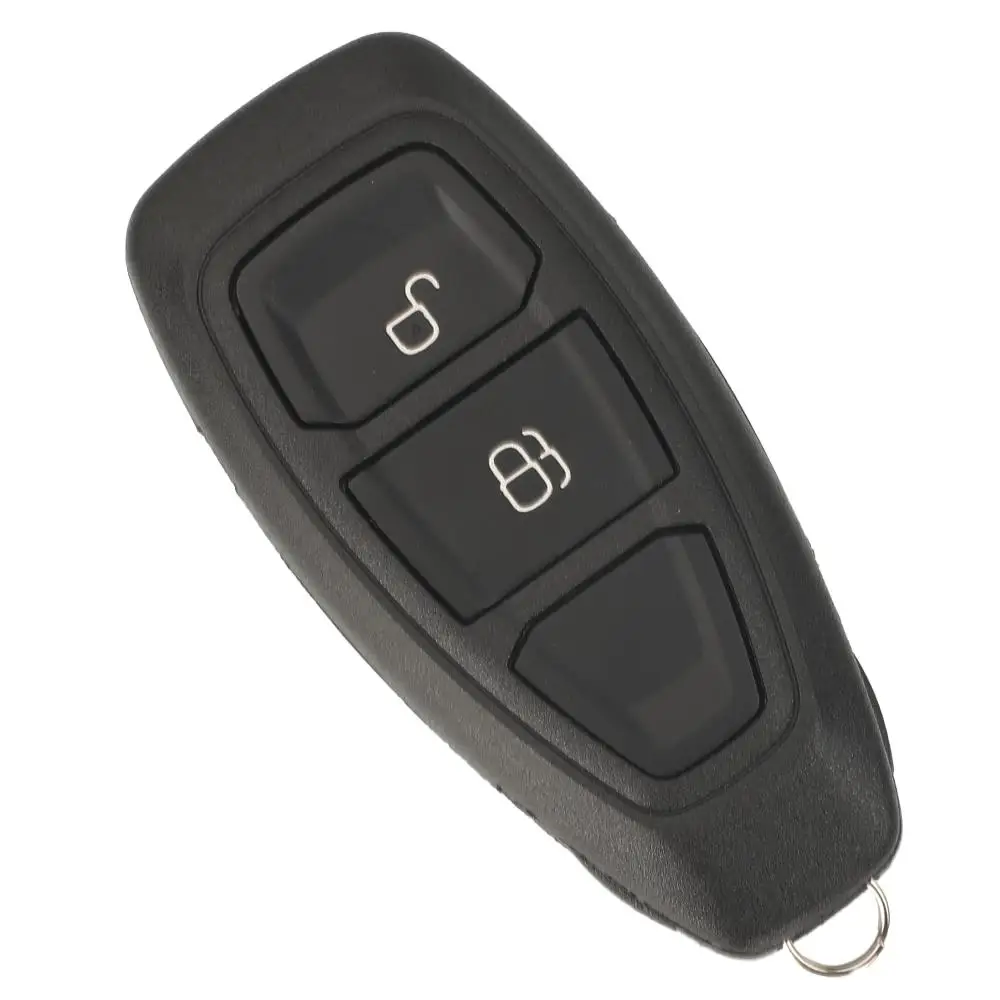 Jingyuqin 2/3 кнопки корпуса автомобильного ключа для Ford Focus C-Max Mondeo Kuga Fiesta Focus титановый чехол для дистанционного ключа с необрезанным лезвием