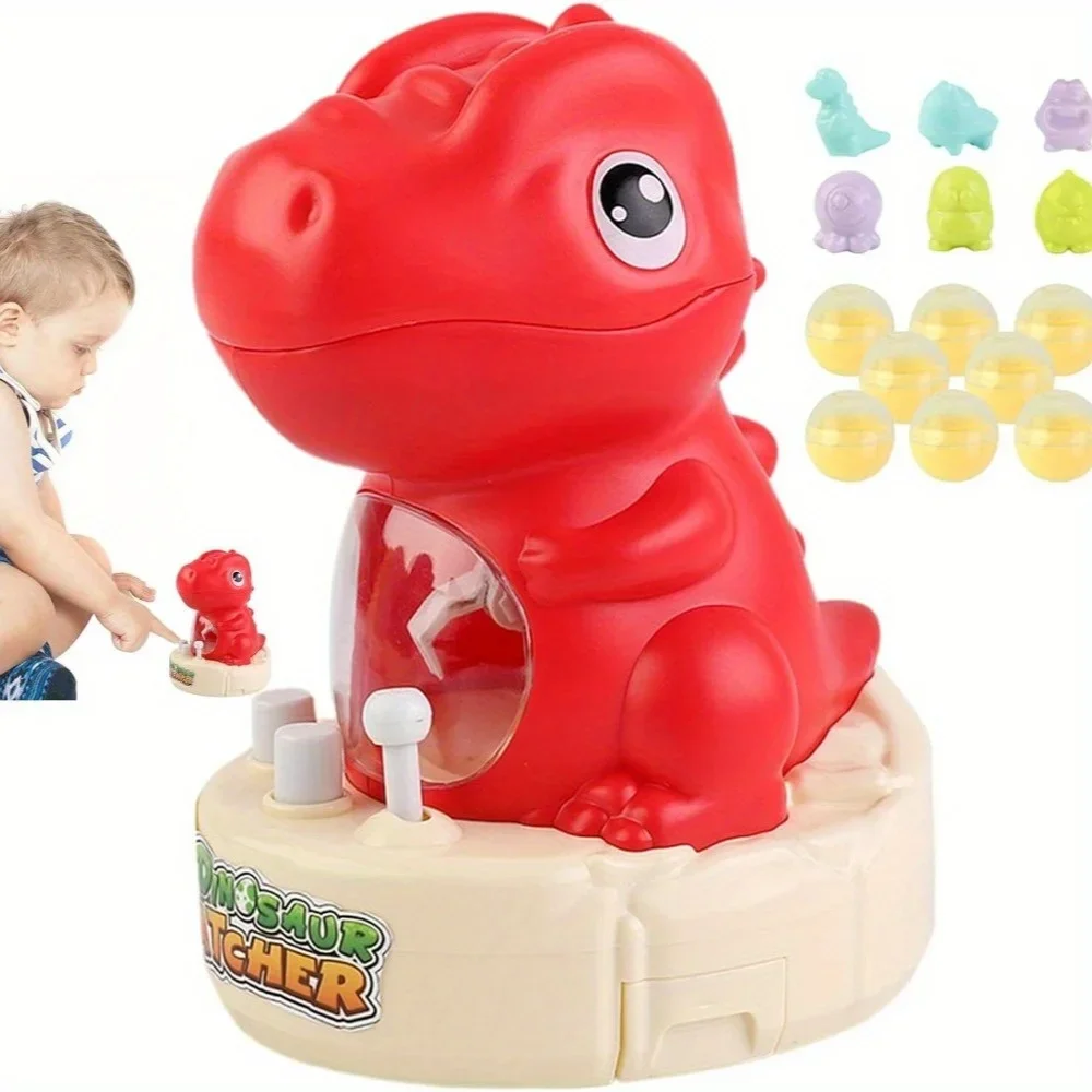 Mini Claw Machine Toy, Crane Game With Openable Head Cover,,Dinosaur Claw Grabber Toy Animal Grabber Machine Toys for Kids
