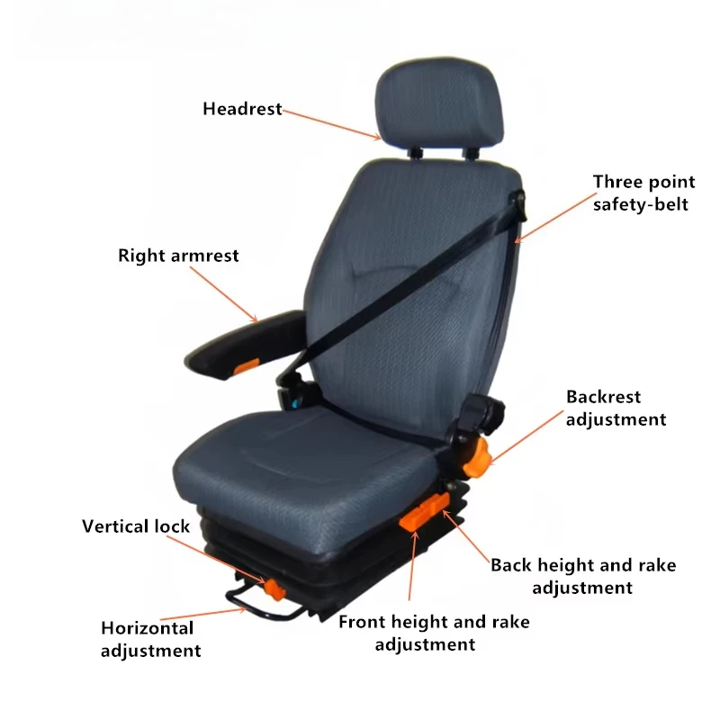 Comfortable Air Suspension  Vehicle  Pure Leather Car Seat
