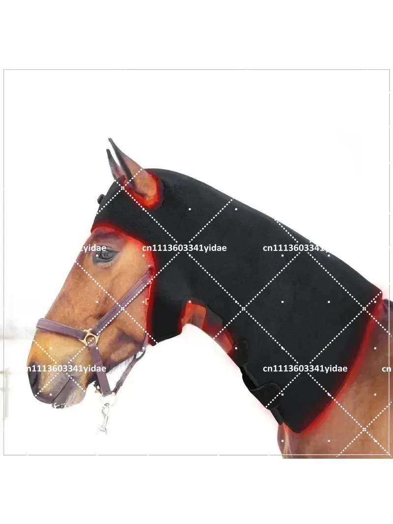 Infrared Therapy Horse Wraps for Equine Back Pain Relief, Red Light Blanket