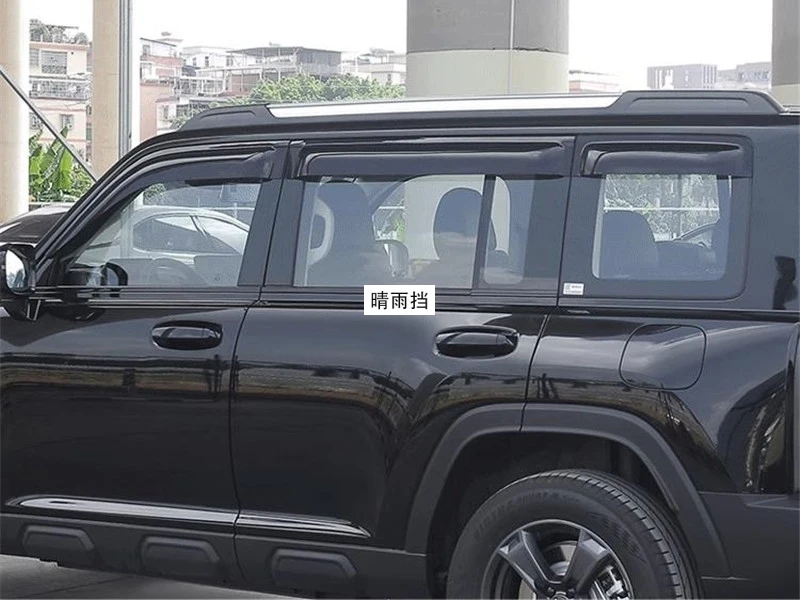 Car Styling Accessories For Great Wall GWM Haval Raptor B26 2023 + Window Visor Deflector Shade Sun Rain Guard Air Awning Cover