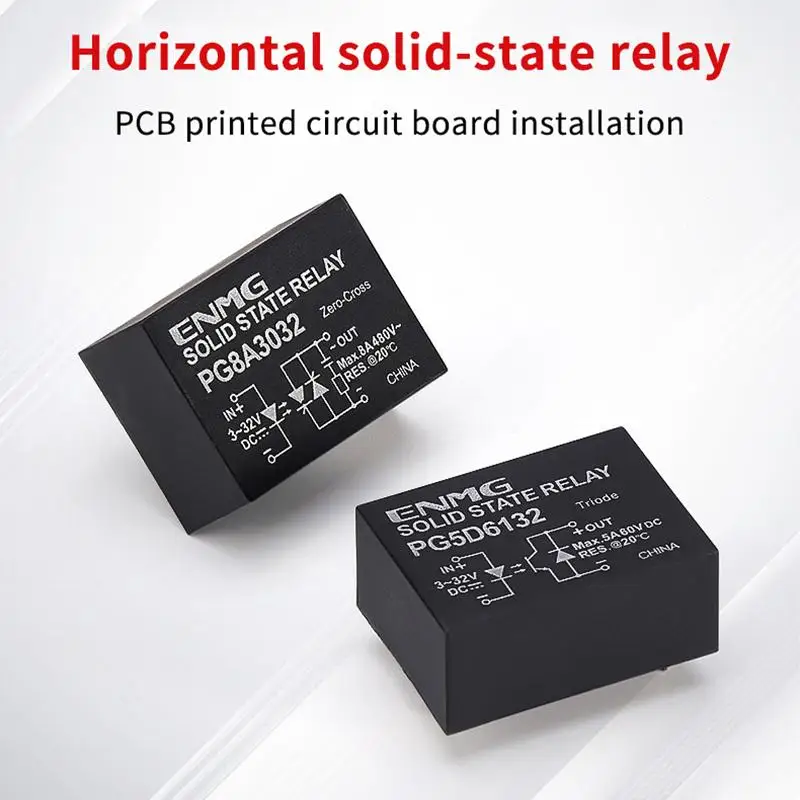 SSR Relay 3-32V DC Control Solid State Relay Wide Voltage 60V 240V 480V Normally Open PCB Circuit Board