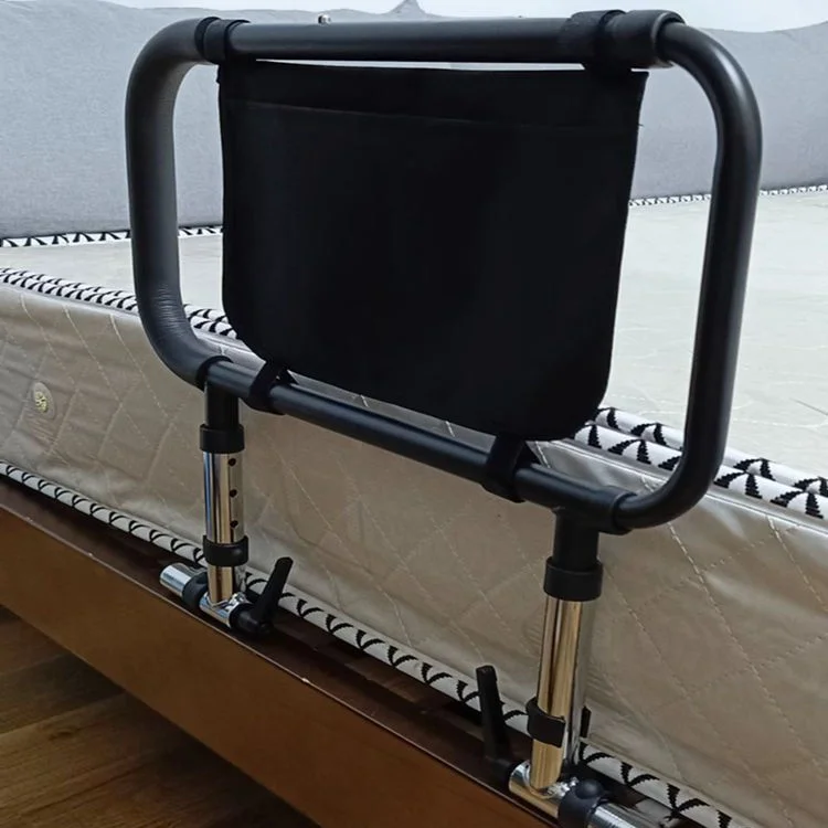 Bed Rails for Elderly Adults Safety With Storage Pocket Assist Support Side Railings for Seniors