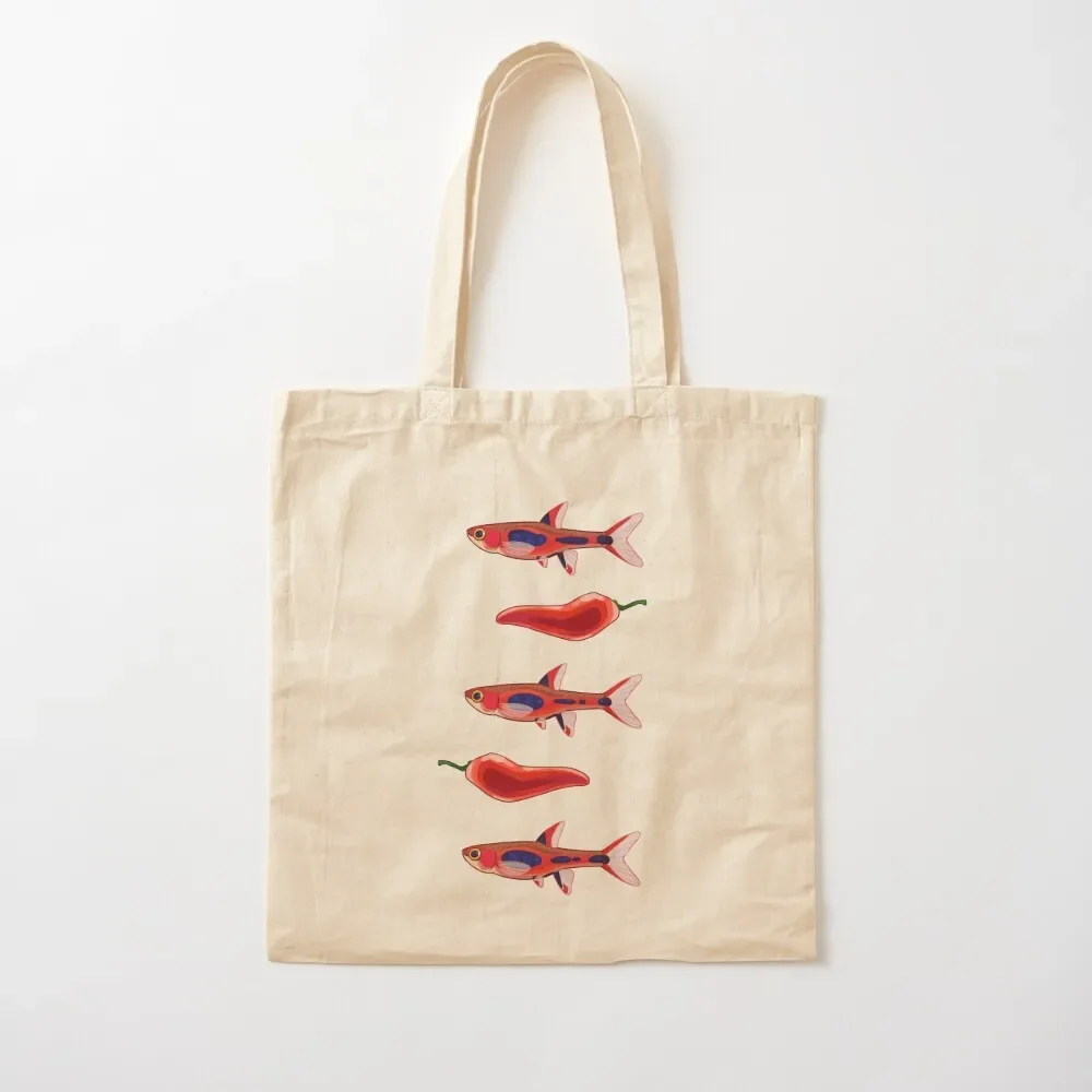 Chilli Rasbora & Chillis Tote Bag Portable shopping bag female bag