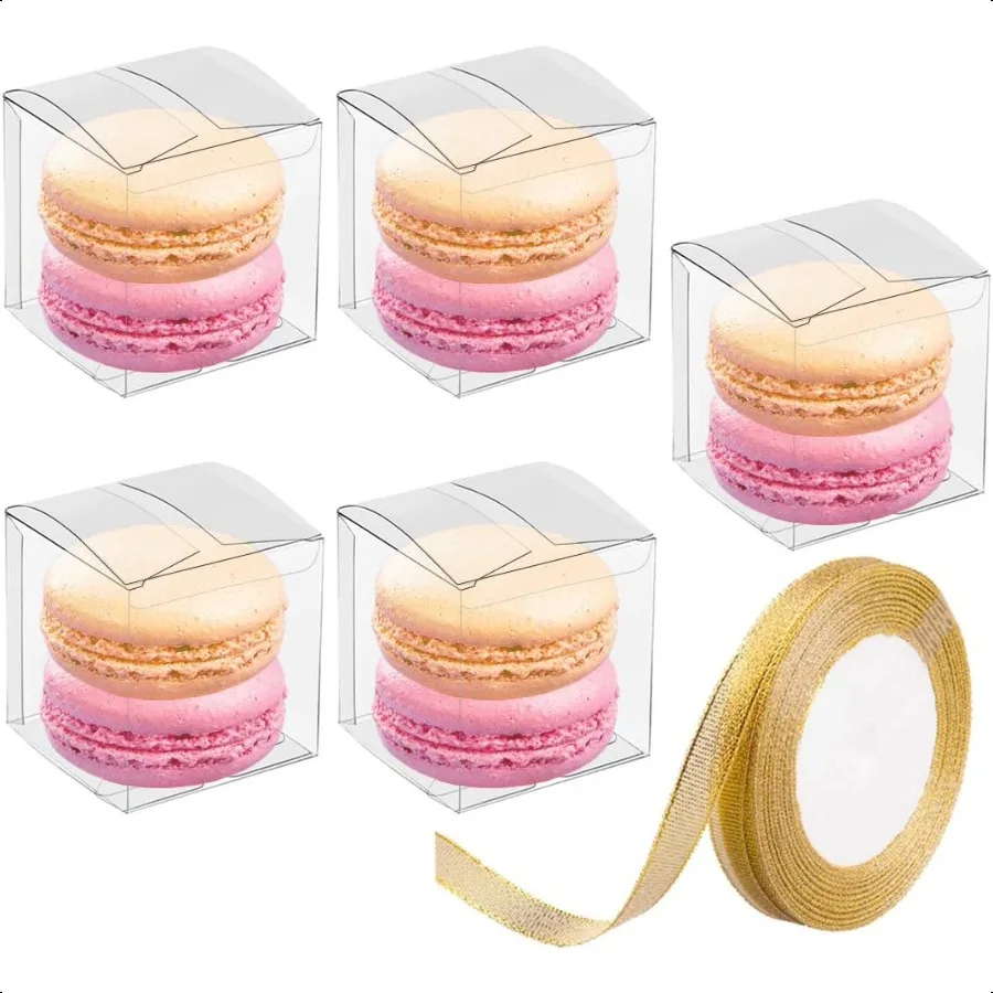 

2x2x2 Inches Clear Boxes 60 PCS Transparent
