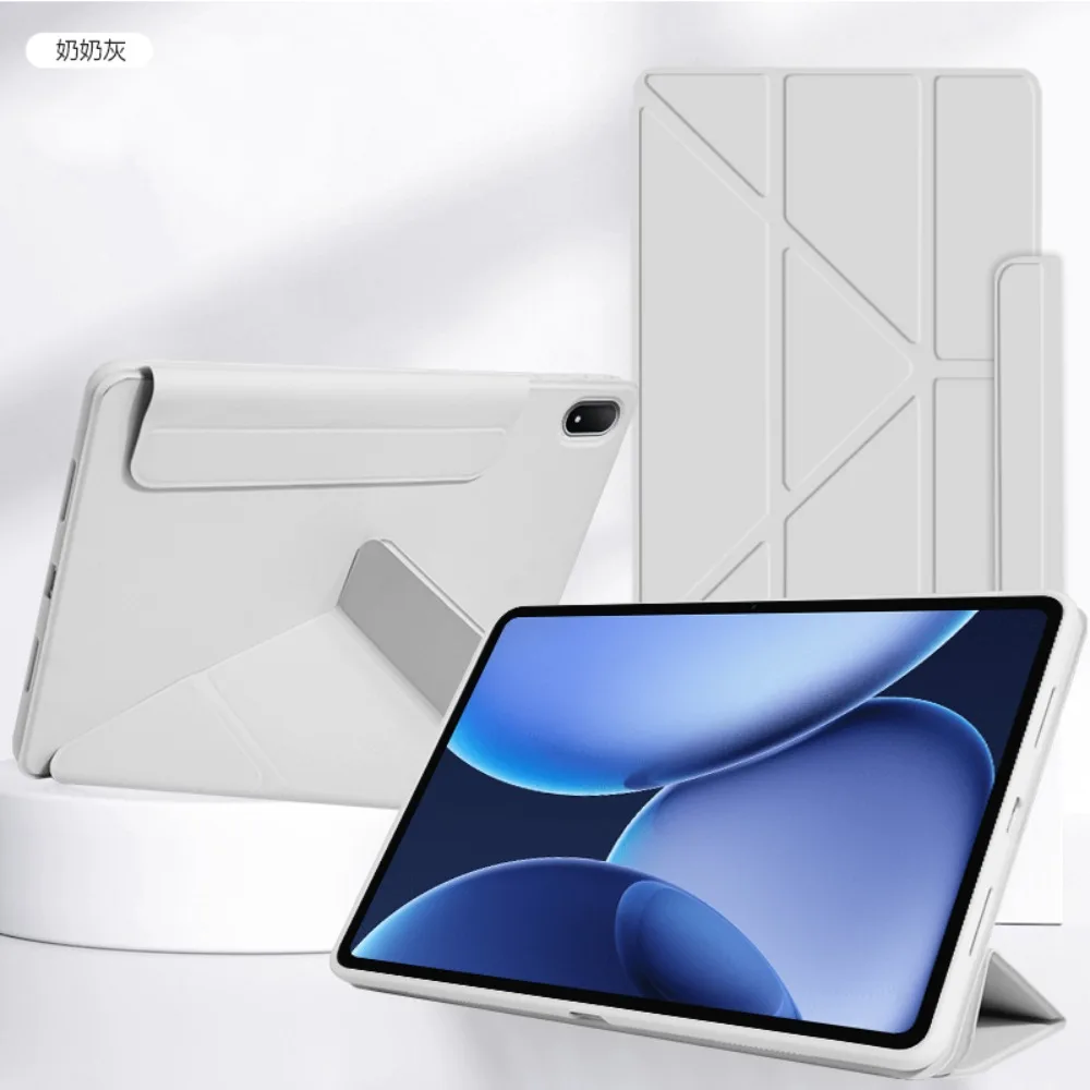 YOUQEEC Für Funda OnePlus Pad 3 Pad 2 Pro Oppo Pad 4 4Pro 13,2" Y-Folding PU Leder Schutzhülle Tablet Smart Flip Case 5