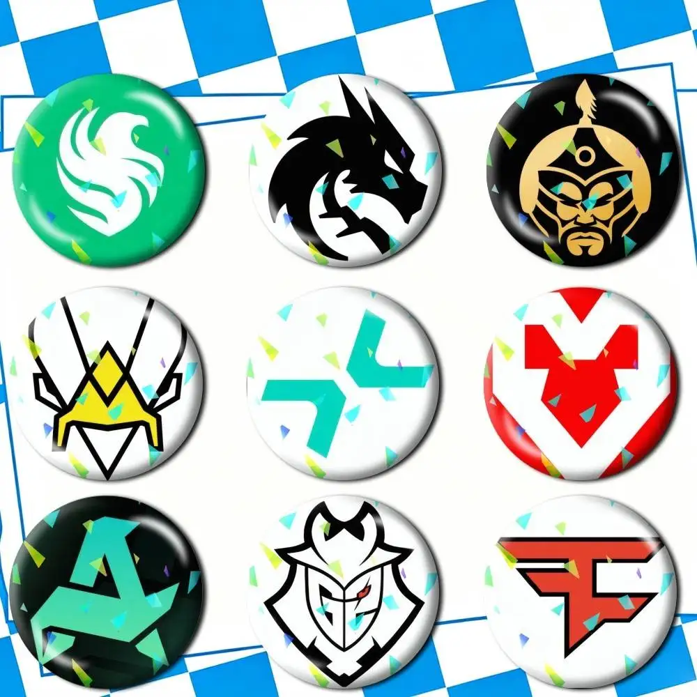 CS2 IEM Popular Teams of M-Major Brooches Cartoon Badge Pins Backpack Hat Accessories Friend Gift Creative Accessories