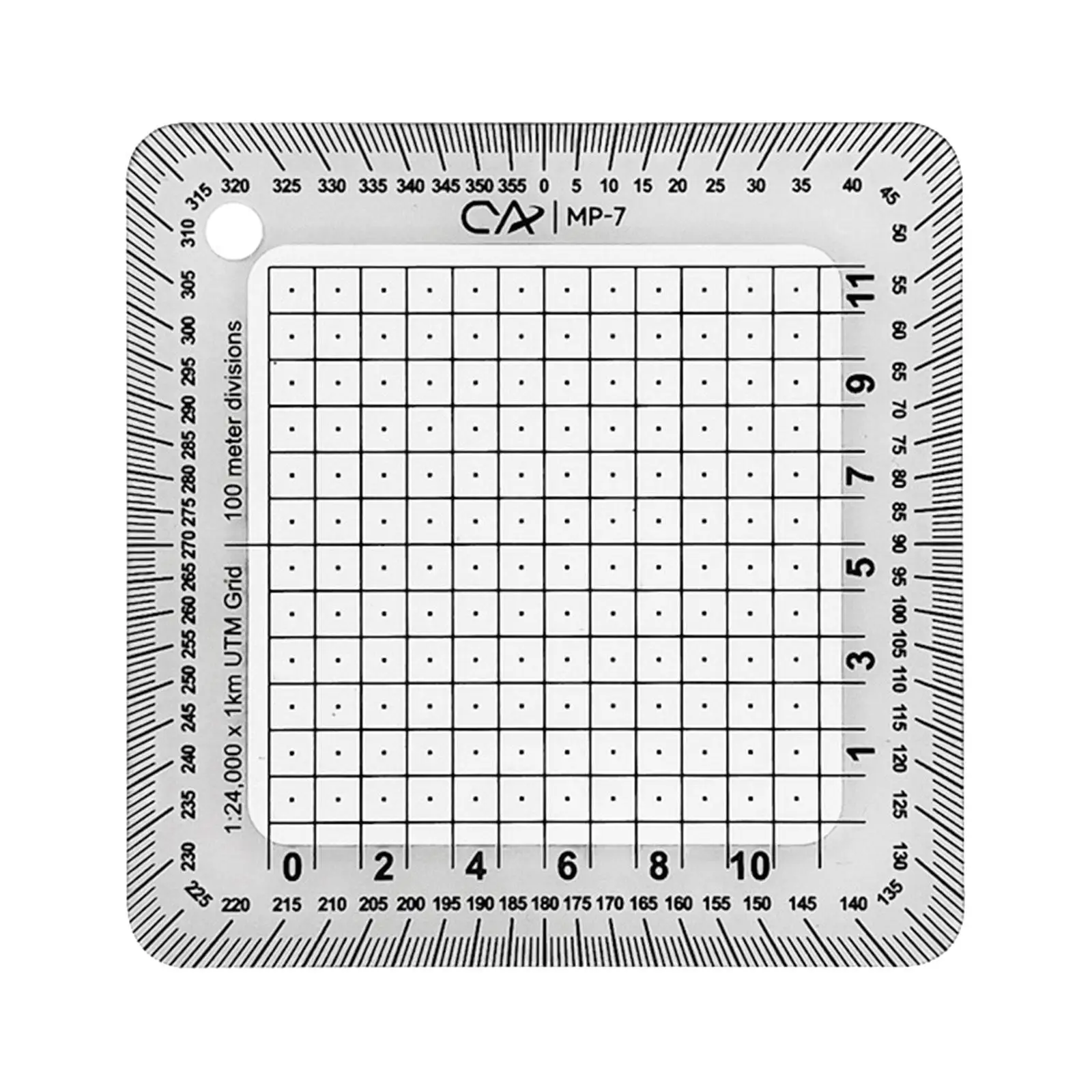 Pocket Grid 1:24,000 Scale Maptool for Outdoor Traveling Land Navigation