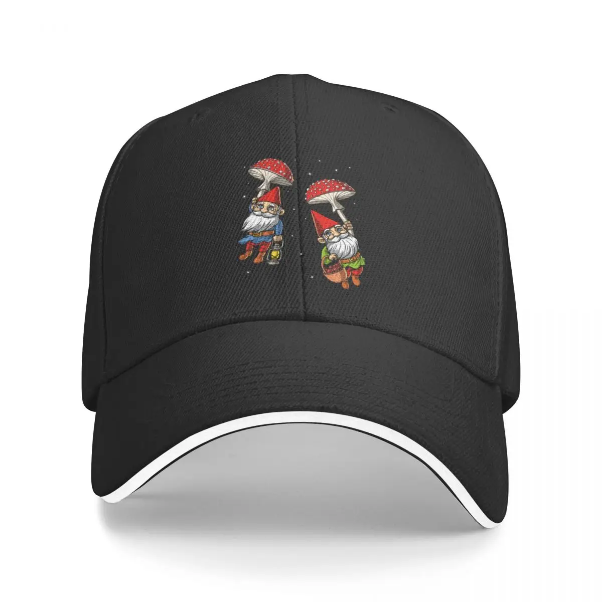 Mushroom Gnomes Baseball Cap Luxury Man Hat Fashion Beach Boy Women's