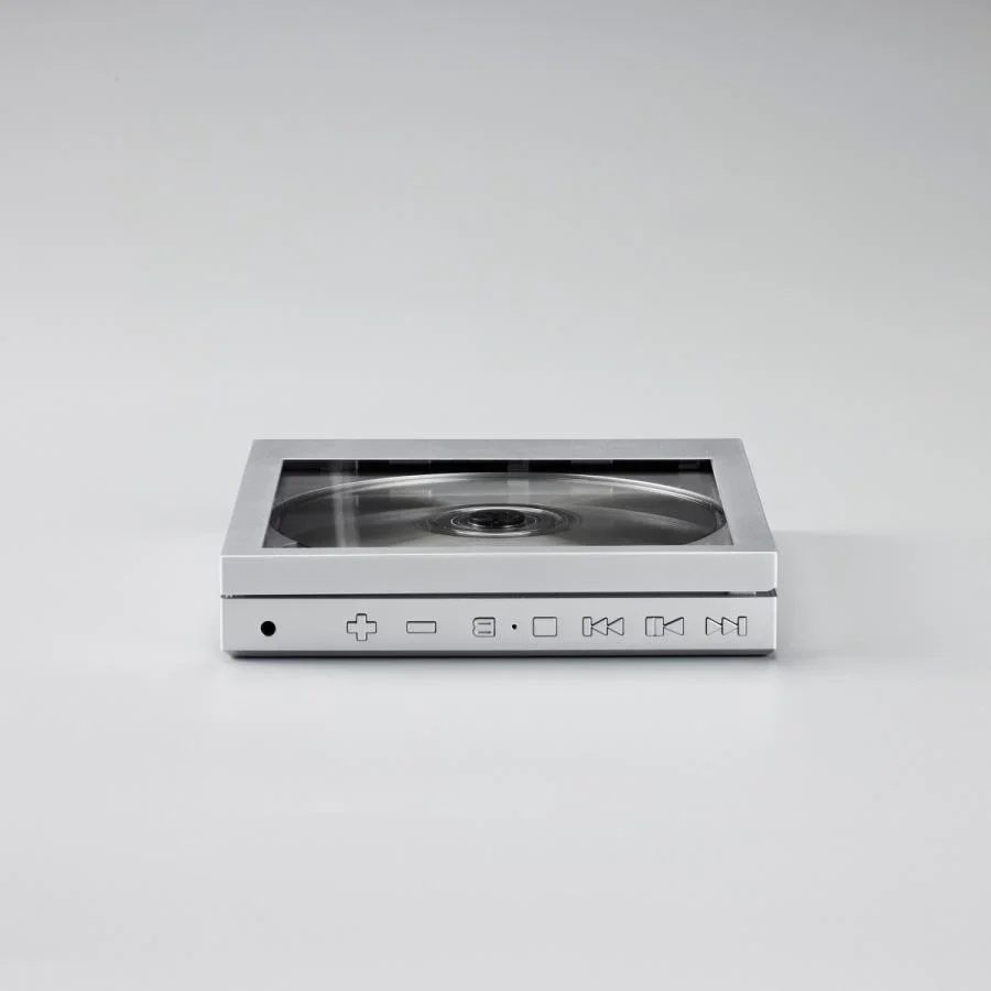 Silver Limited Edition Bluetooth CD Player Music Player