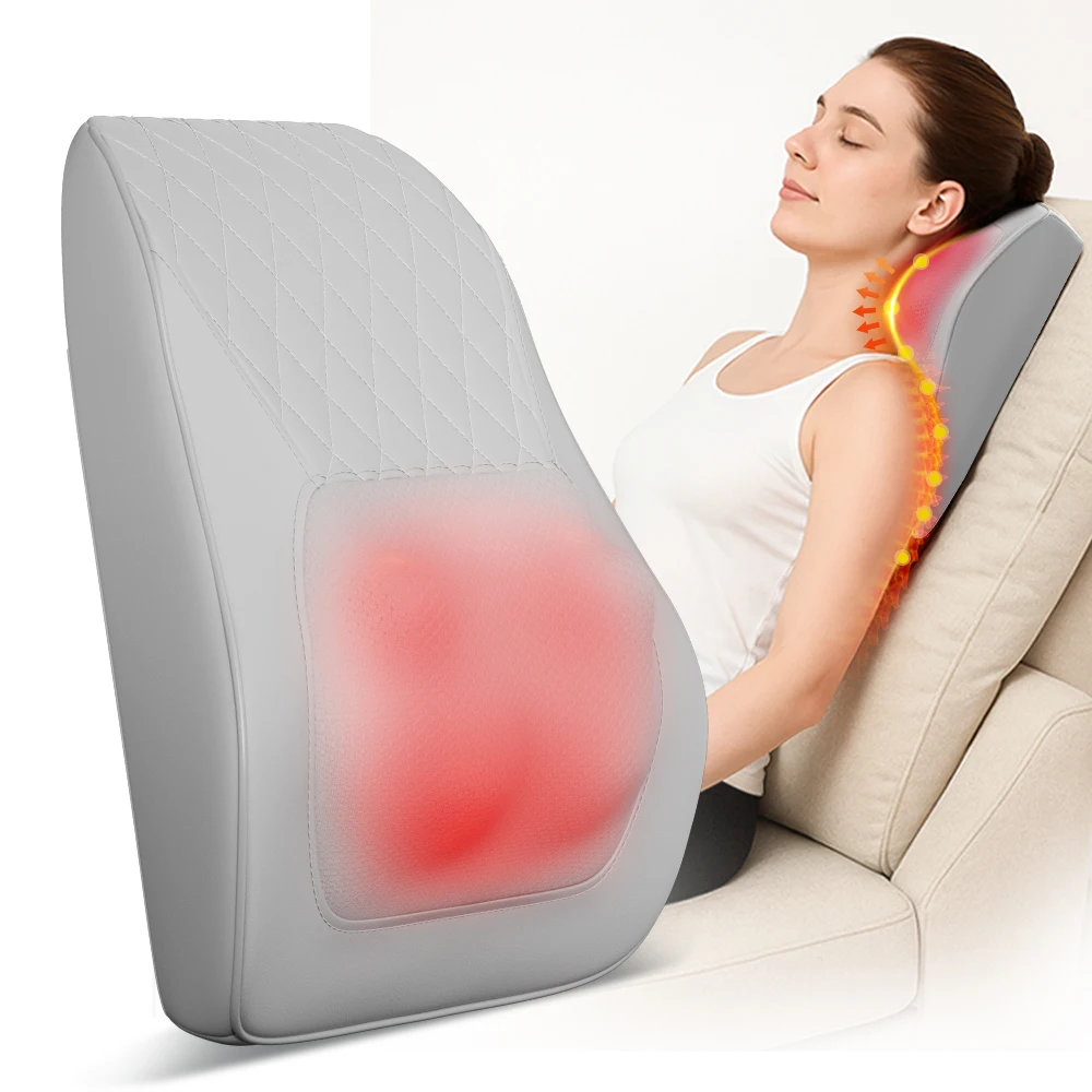 

Back Massager Neck Massager with Heat,3D Kneading Massage Pillow for Relax Neck,Back,Shoulder,Legs,Gifts for Men Women Mom Dad