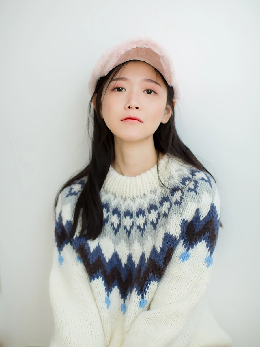 Autumn Spring Original Design Women Fashion Vintage Icelandic Handmade Knitted Thick Warm 100% Wool Pullover Jumper Sweaters