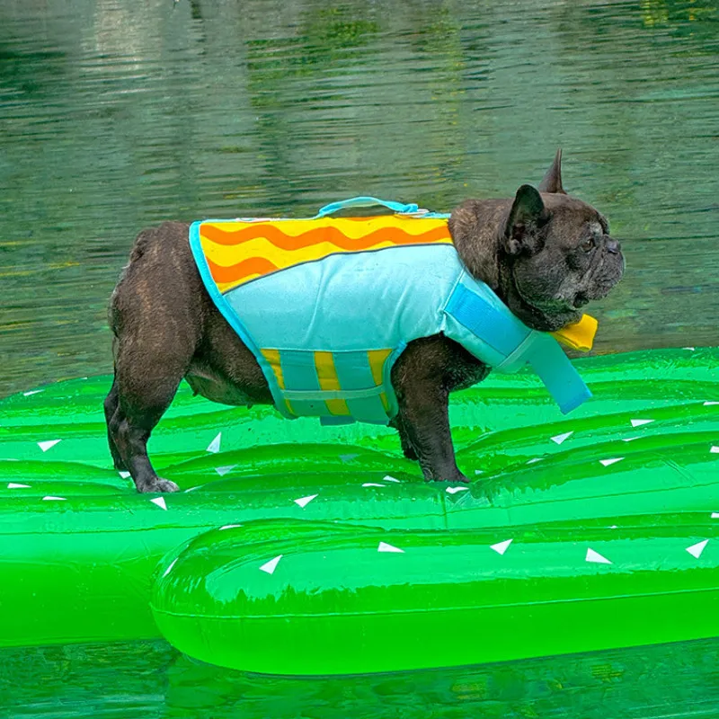 

Summer Dog Life Jacket Poodle Bichon Schnauzer Pug French Bulldog Swimsuits Corgi Shiba Inu Border Collie Samoyed Husky Clothes
