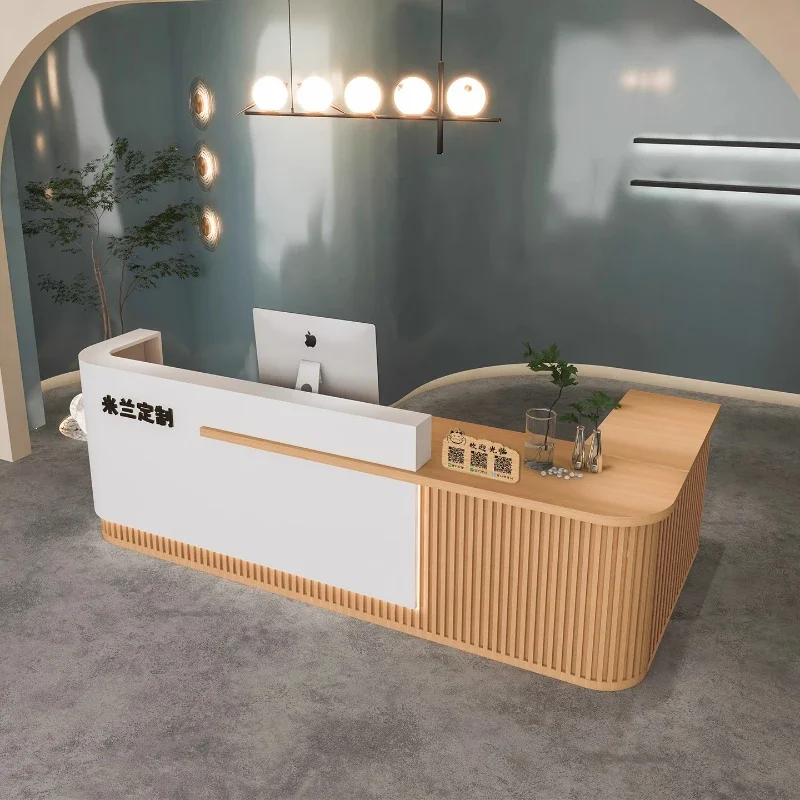 Office Furniture Luxury Salon Reception Desk Lada Recepcyjna Pulpit For Church Help Desk Reception For Salon Business Reception