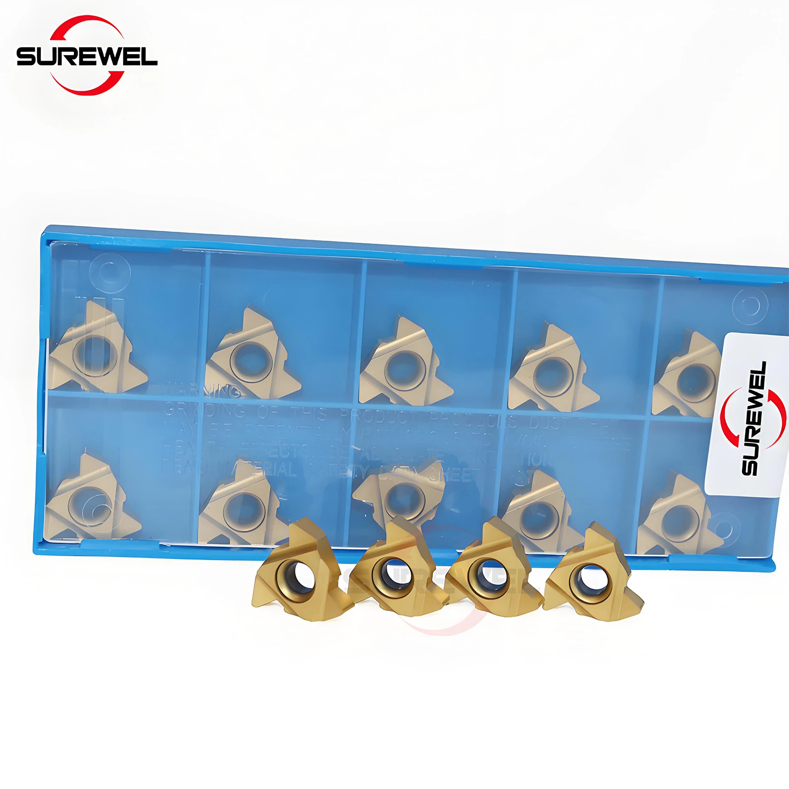 SUREWEL خيط طحن 55 ° 11ERA55 ~ 22ERN55 كربيد إدراج أجزاء مخرطة أداة SER1212F11 ~ SER4040R22 حامل تحول الخيط الخارجي