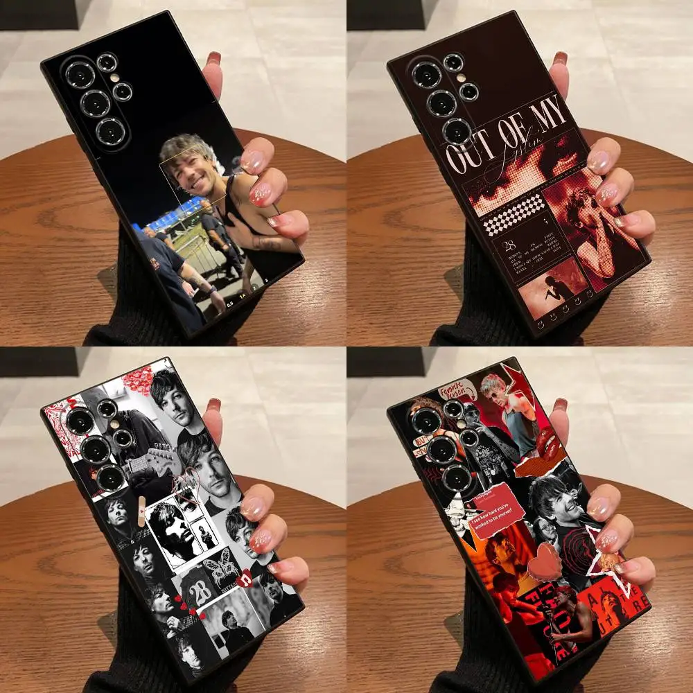

L-Louis Singer T-Tomlinson Phone Case For Samsung S25,S24,S21,S22,S23,S30,Ultra,S20,Plus,Fe,Lite,5G Black Cover