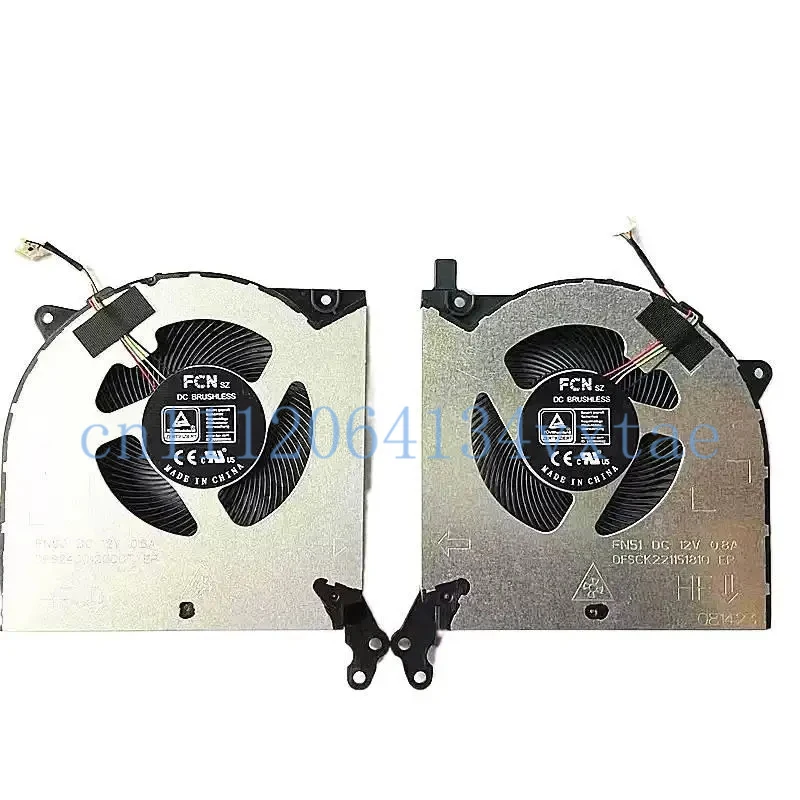 New CPU GPU Cooling Fan  Replacement forLenovo Legion 5-15IMH05H Y7000P R7000P Y550-15E DFSAL12E064860 DFSAL12E164810 0.2