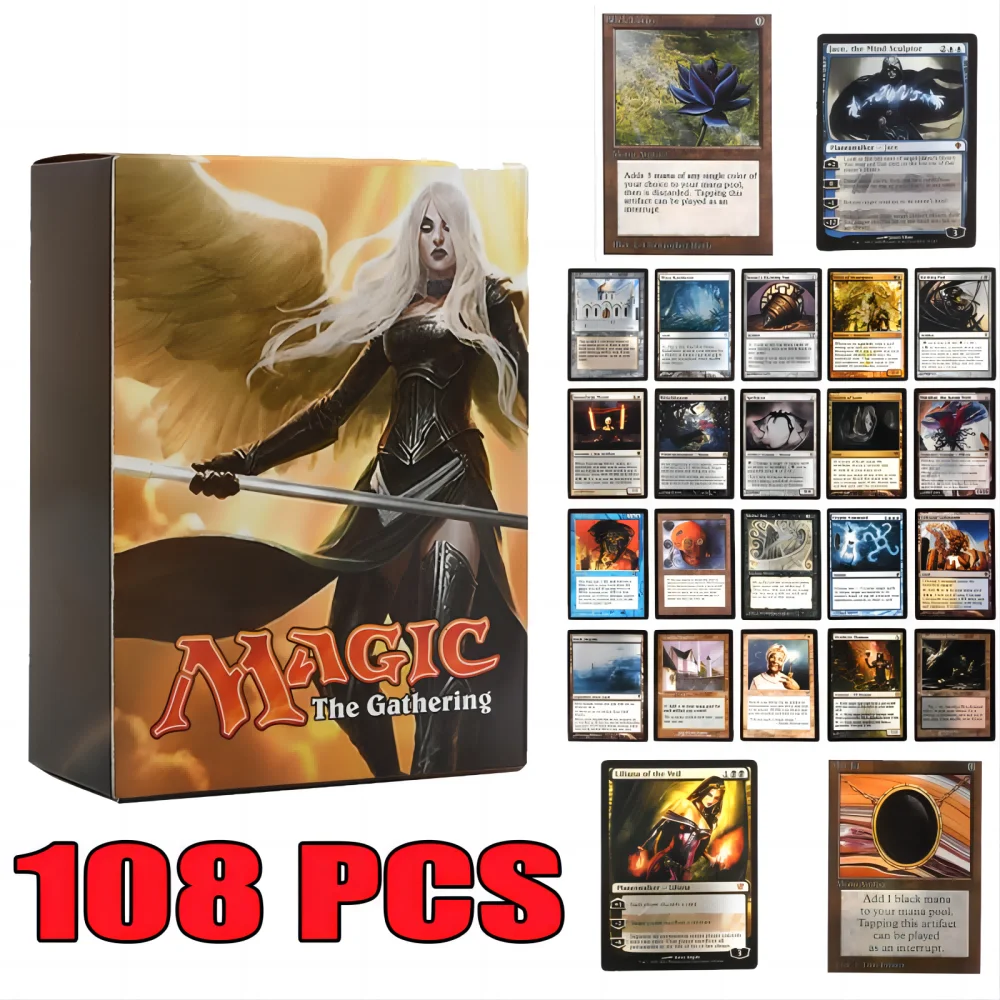 108pcs  Blue Core  Cards P9 Dual Land Fetch Land Shock Lands Proxy Magic Cards