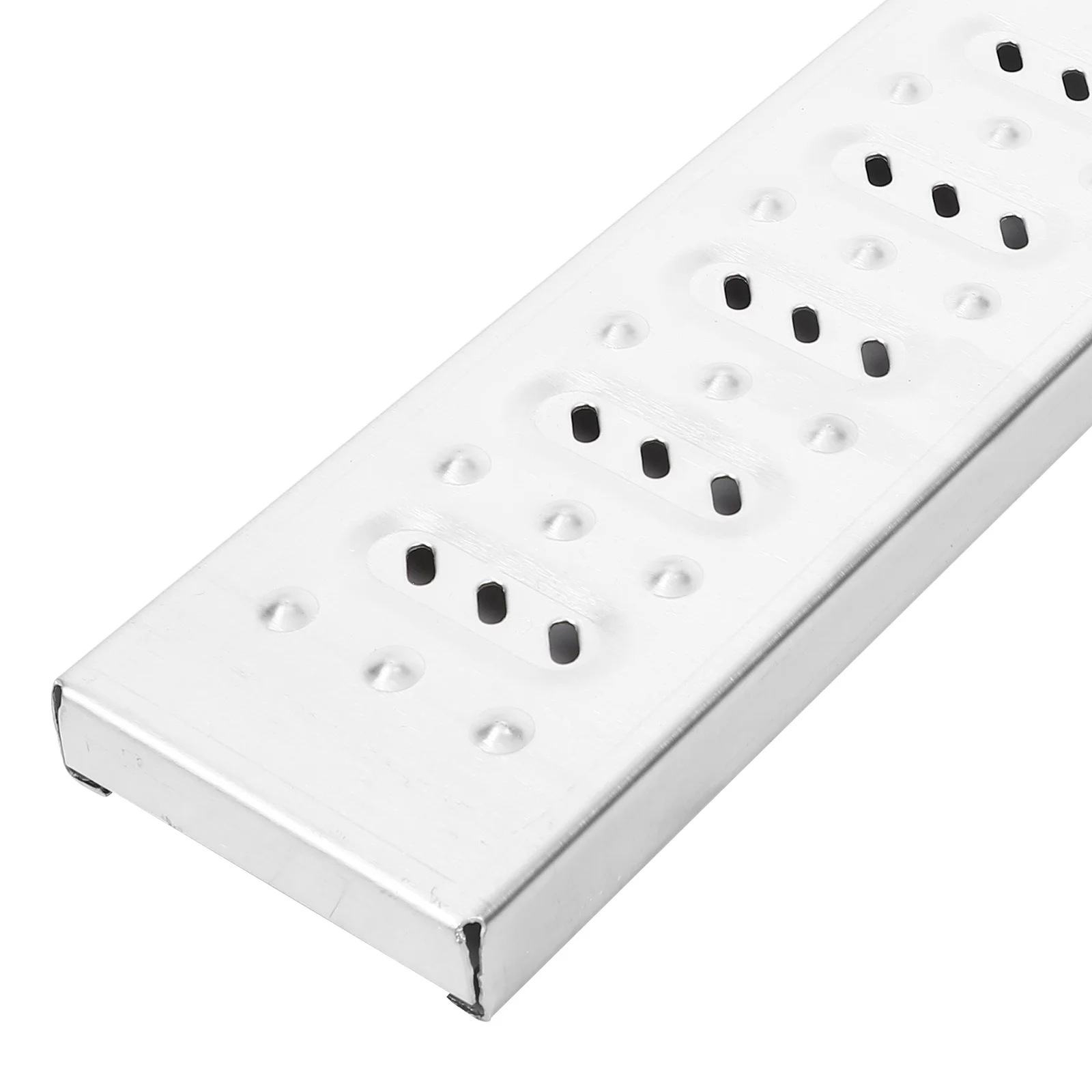 Griglia di scarico esterna con copertura per trincea in acciaio inossidabile per sistema di drenaggio a pavimento per garage da cucina Griglia metallica Canale sostituibile