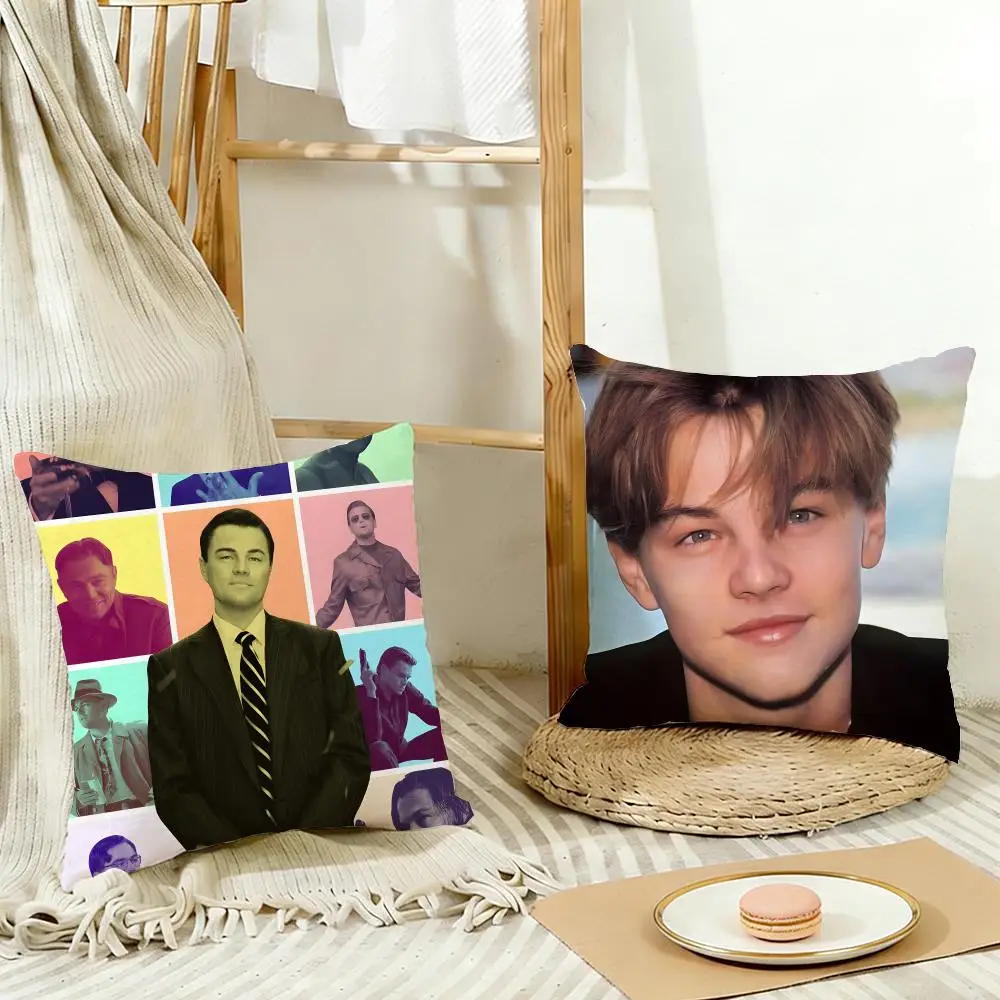 Epic Cinematic Talented Leonardo DiCaprio Cushion Cover Cozy Pillowcase Holiday House Interior Sofa Bedroom Accessories